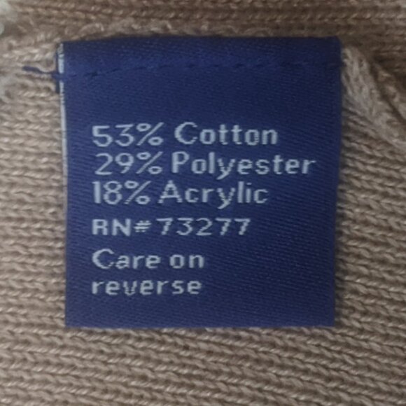 NWT Apt. 9 Size small Open Cardigan Tan/Gray/White - Picture 10 of 12